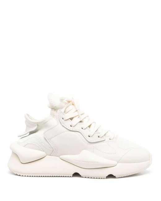 Y-3 Kaiwa Low-top Sneakers in White | Lyst UK