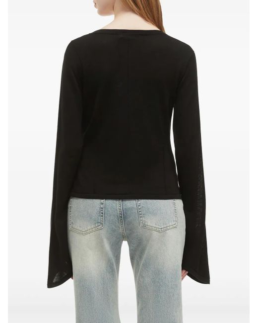 B+ AB Black Asymmetric Cardigan