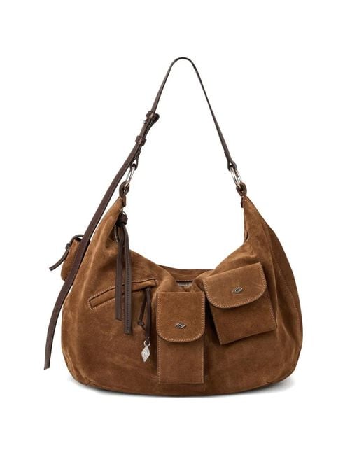 Bolso De Hombro Arya Ba&sh de color Brown