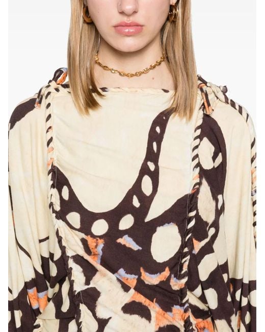 Isabel Marant White Zina Minikleid