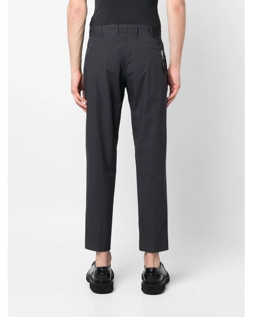 PT Torino Blue Cropped Chino Trousers for men