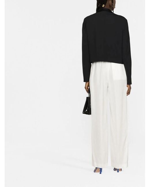 Off-White c/o Virgil Abloh Black Single-Breasted Cropped Blazer