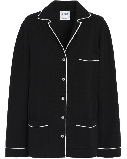 Barrie 超微細シャツ Black
