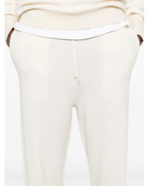 Totême  White Drawstring Track Pants