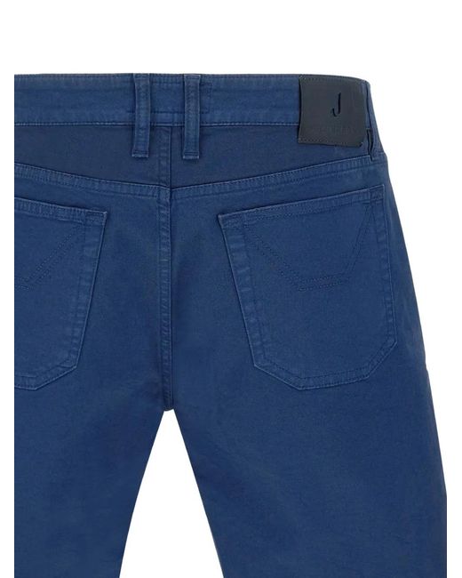 Jeckerson Blue Jayden Chino Shorts for men