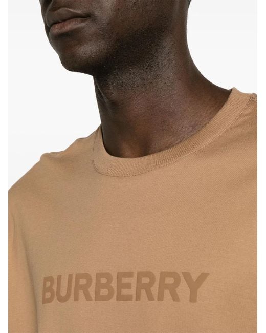 Burberry T-Shirt Mit Logo-Print in Natural für Herren