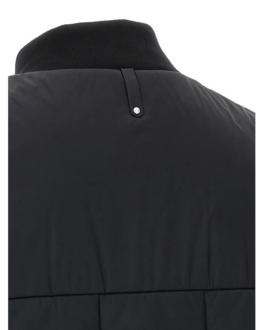 Mackage Black Quilted Zip Eren Vest for men
