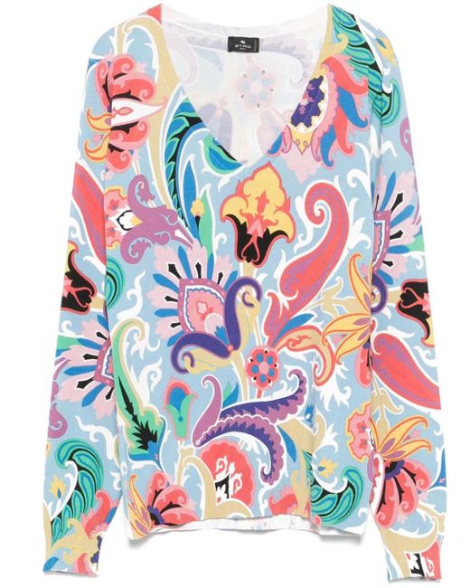 Etro ペイズリー セーター White