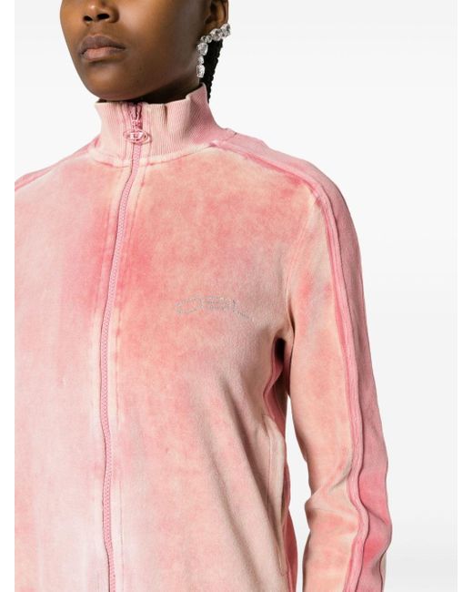 DIESEL Pink F-Kinigli Cropped Jacket