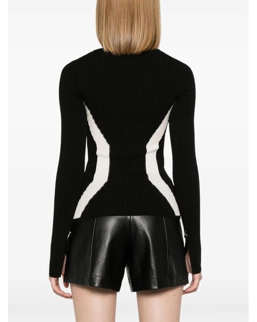 Maglione Con Scollo Quadrato di Patrizia Pepe in Black