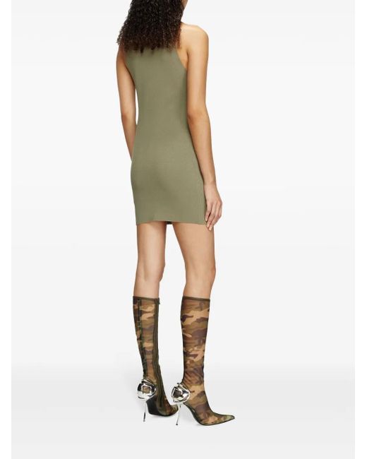 DIESEL Green M-Caddix Mini Dress