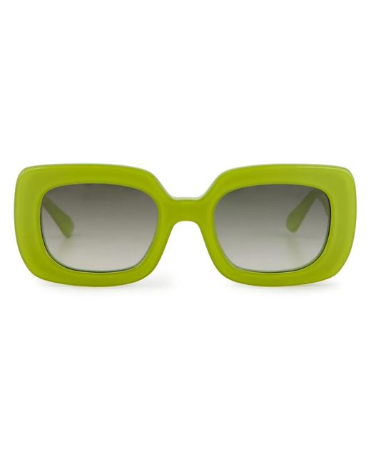 Emmanuelle Khanh Green Pamela Sunglasses