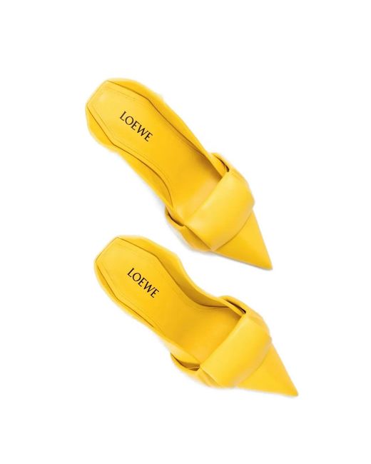 Loewe Yellow Pointed-Toe Pumps
