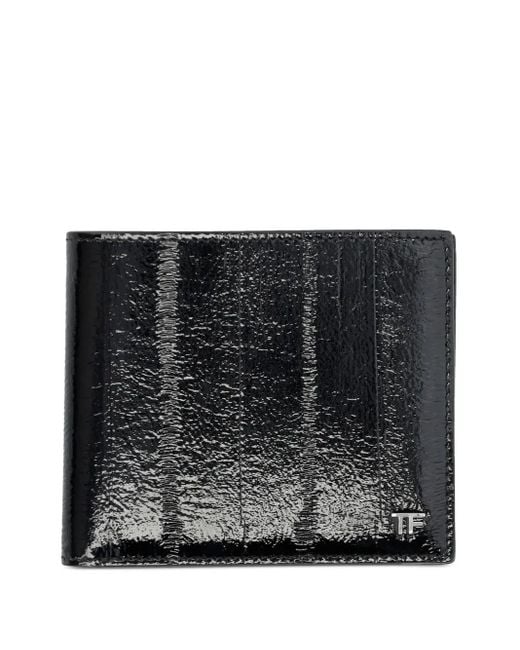Cartera de piel Tom Ford de hombre de color Black