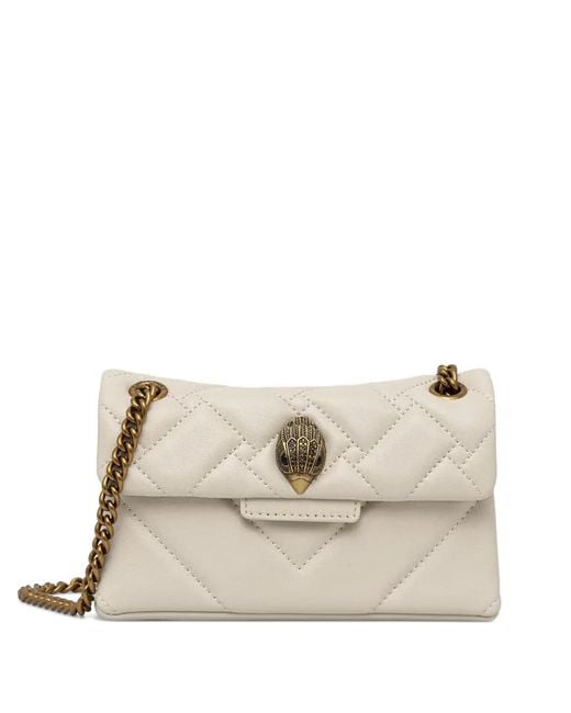 Kurt Geiger Natural Kensington Quilted Leather Shoulder Bag