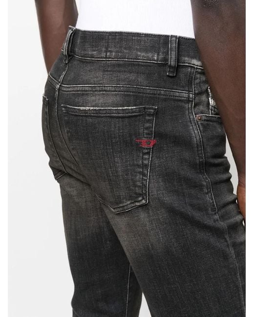 DIESEL Black 1983 Skinny Jeans for men