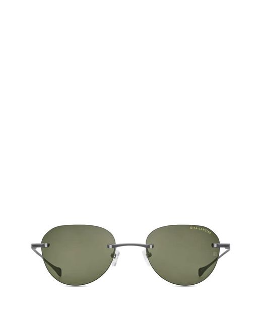 Dita Eyewear Green Lsa-121 Rimless Sunglasses for men