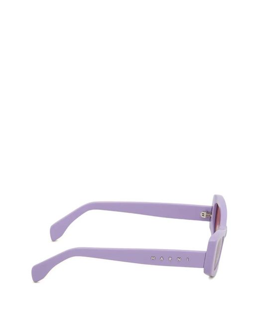 Marni Pink Lunettes De Soleil Nyama À Monture Papillon