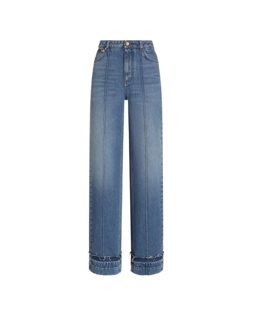 Dolce & Gabbana Blue 5-Pocket Denim Trousers