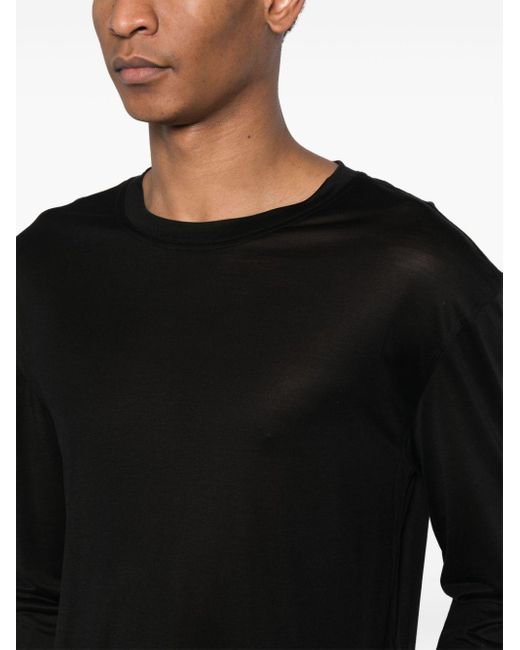 T-shirt à manches longues Lemaire pour homme en coloris Black