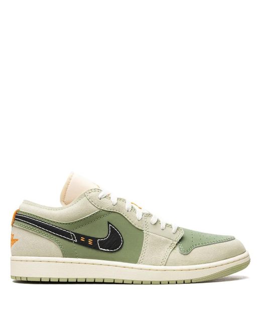 Nike Green Air 1 Low Se Craft "Sky J Light" Sneakers