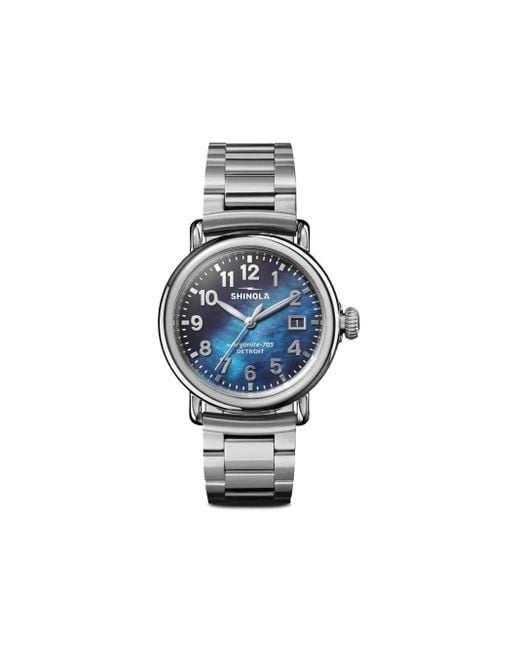 Shinola Blue Meteorite 36Mm