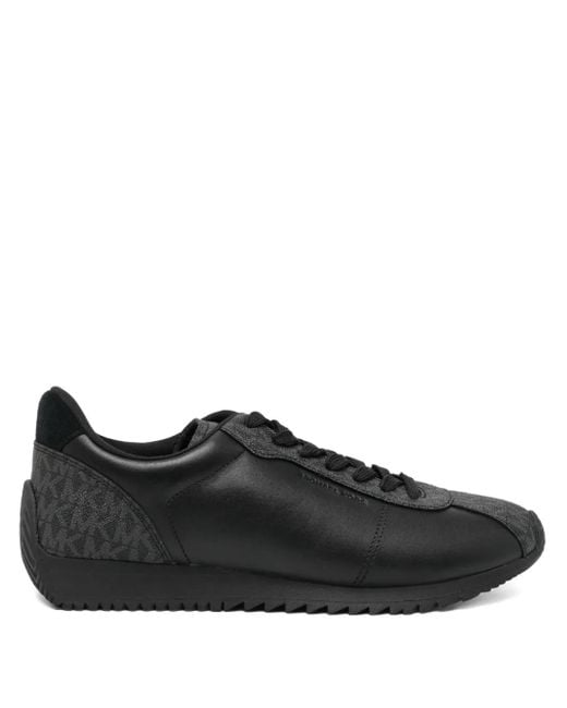 Michael Kors Black Rhodes Lace-Up Sneaker for men