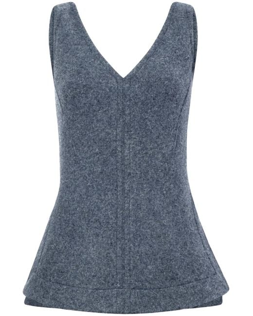 Proenza Schouler Blue Winona Top