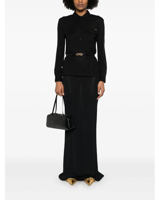 Tom Ford Black Fine-Knit Shirt