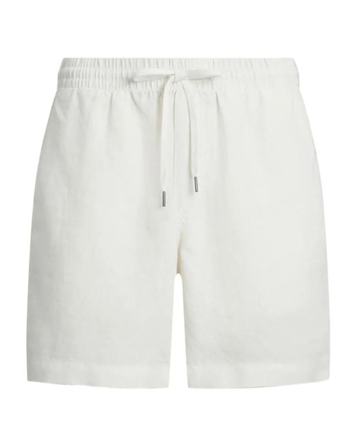 メーカー 一覧 ショートパンツ リネン Lauren Ralph Polo メンズ ホワイト Lyst | パンツ