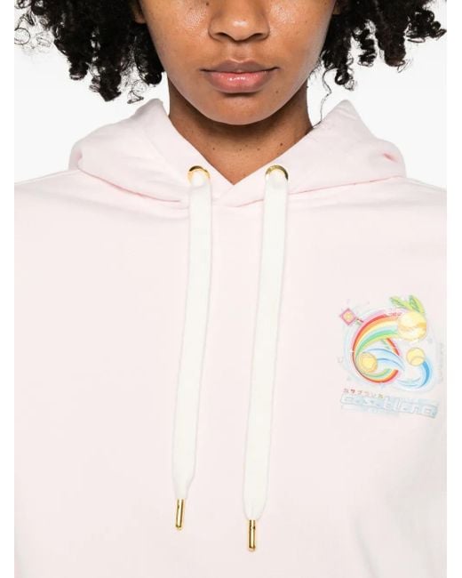 Casablanca Pink Manga Tennis Ball Hoodie