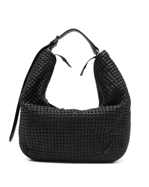 Officine Creative Black Vicky Shoulder Bag