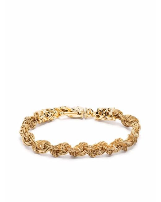 Emanuele Bicocchi Metallic Knot Braid Bracelet
