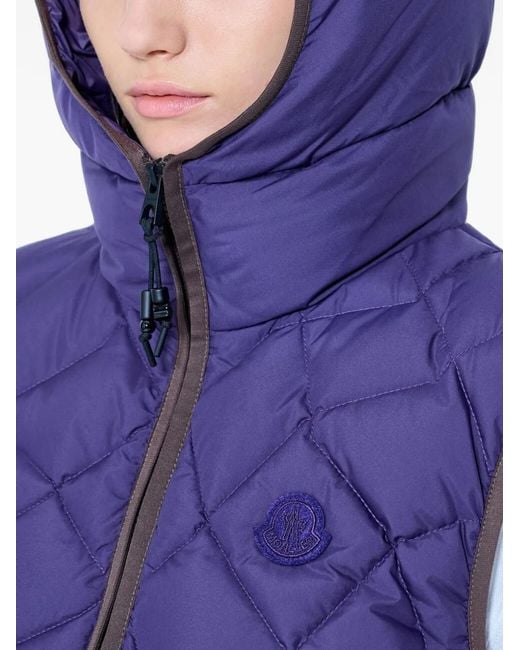 Chaleco Armella Con Capucha Moncler de color Blue