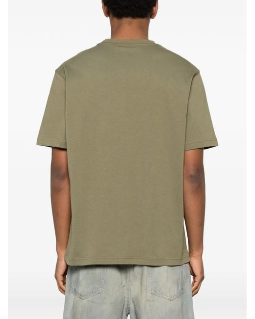 Daily Paper Green Logo-Detail T-Shirt for men