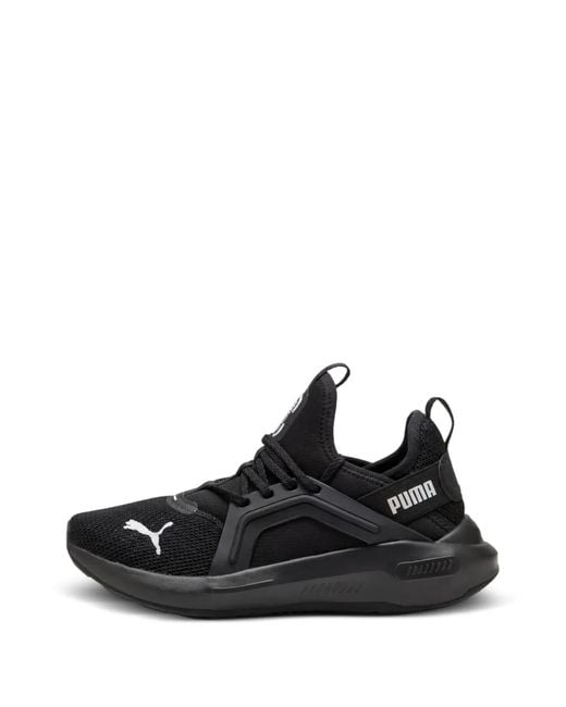 PUMA Black Softride Enzo 5 Lace-Up Sneakers for men