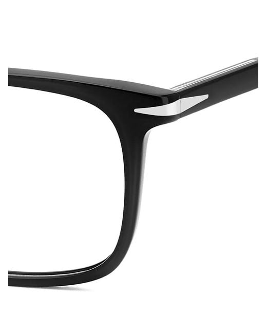 David Beckham Black Rectangle Frame Glasses