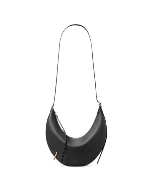 Tory Burch Gray Pierced Crossbody Bag