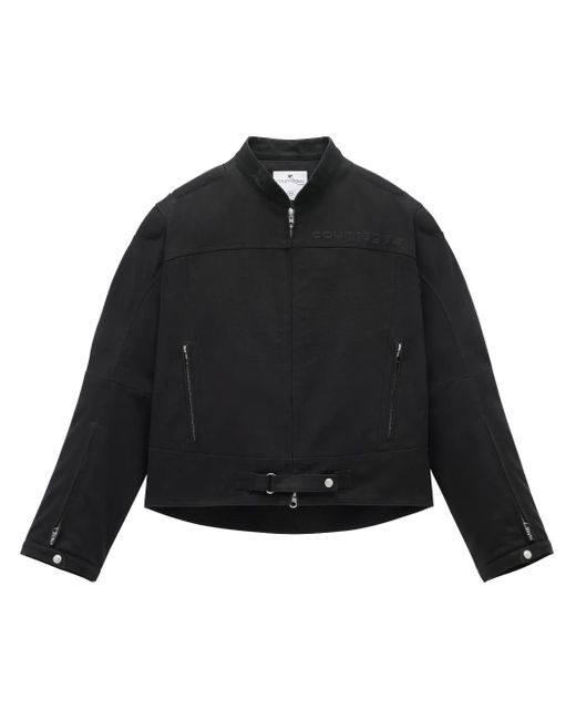 Courreges レディース ブラック Racer パデッドジャケット 【公式通販】