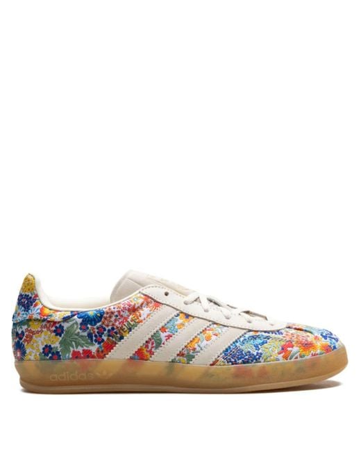 Adidas White Gazelle Indoor "Liberty London