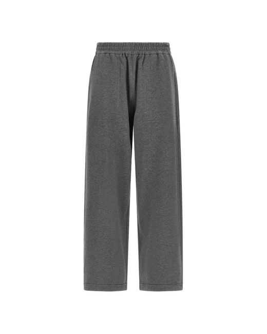 Brunello Cucinelli Gray Cotton Sweatpants