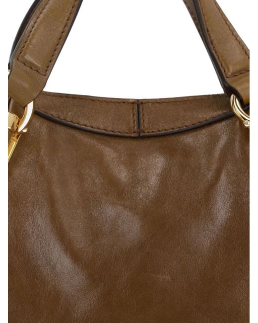 Chloé Brown Paraty Shoulder Bag