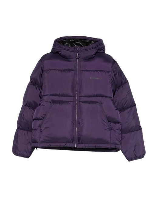 Carhartt Purple Toronto Hooded Puffer Jacket