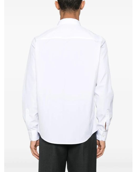 メンズ AMI コットン シャツ White