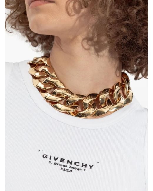 Givenchy Metallic Chunky-Chain Necklace