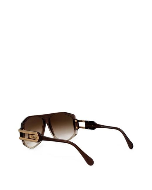 Cazal Gray Geometric-Frame Sunglasses for men