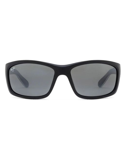 Maui Jim Gray Square-Frame Sunglasses