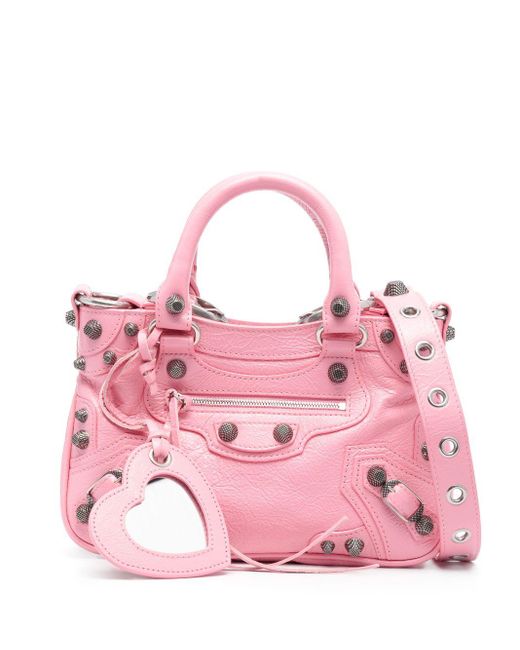 Balenciaga Pink Kleine Neo Cagole Handtasche