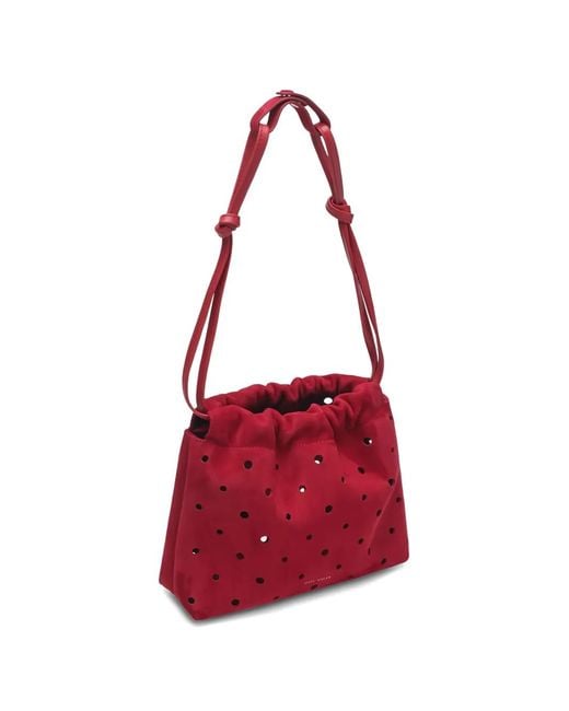 MANU Atelier Red Romy Shoulder Bag