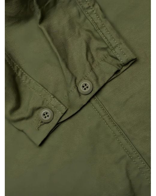 Needles Green Butterfly Embroidered Coverall Jacket for men